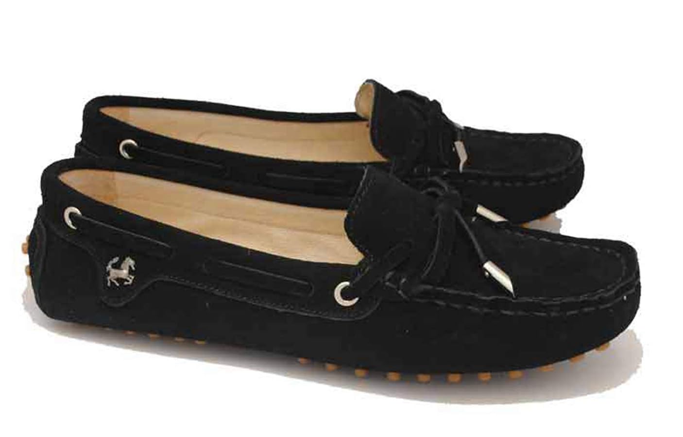 ジ*@様 shiun BLACK SUEDE MOCCASIN S shiun（シウン）の「BLACK SUEDE MOCCASIN（モカシン/デッキ
